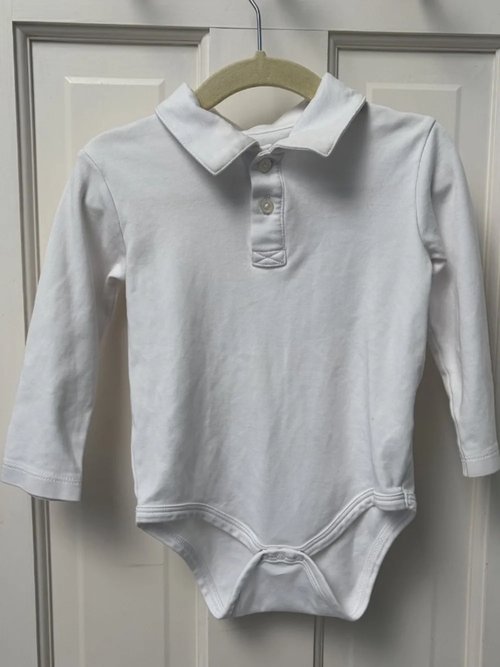 Quincy Mae 12-18 Mo Brown Overalls & Classic Prep Bodysuit 2pc Set